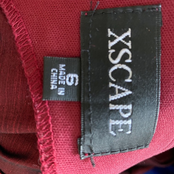 COPY - Xscape Maroon lace formal gown - Picture 4 of 5